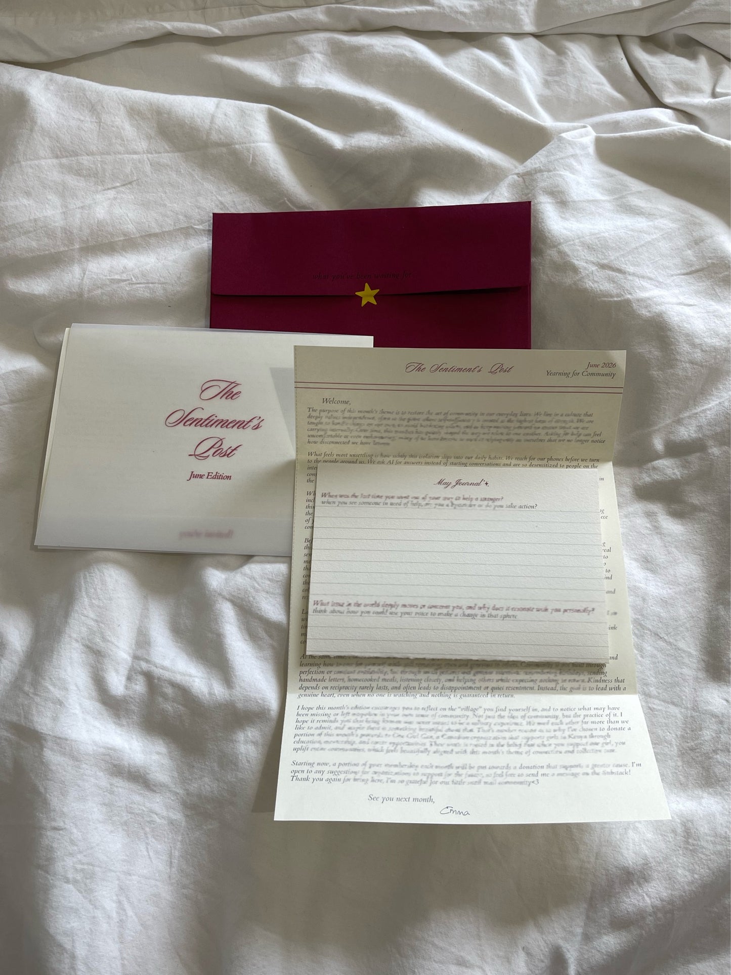 Mail Club - Monthly Membership